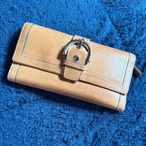 Coach Trifold Leather Wallet